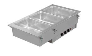 Wanna bemarowa wodna trzykomorowa, 3x GN 1/1, 2,4 kW, 1115x610x304 mm | ASBER, DBM-311 I