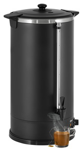 Dystrybutor gorącej wody, 28 l, 2,8 kW, 230 V, 400x385x635 mm, czarny | BARTSCHER, 200136