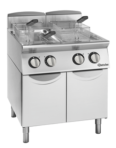 Frytownica elektryczna dwukomorowa, 2x21 l, wolnostojąca, 39 kW, 800x900x900 mm | BARTSCHER, Seria 900