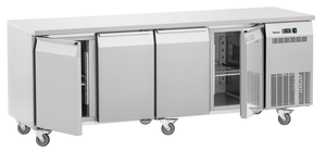 Stół chłodniczy 4-drzwiowy, 0,34 kW, 2250x700x850 mm | BARTSCHER, Easy T4
