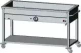 Bemar elektryczny 1-komorowy, 1400x600x850 mm z półką, jezdny, 3,2 kW | EGAZ, BE-4J
