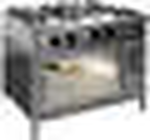 Kuchnia gazowa 4-palnikowa z piekarnikiem elektrycznym, 900x700x850 mm, 27,6 kW | EGAZ, TG-4725/PKE-1