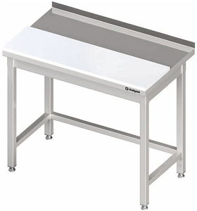 Stół przyścienny z płytą polietylenową 1200x700x850 mm | STALGAST, 980587120