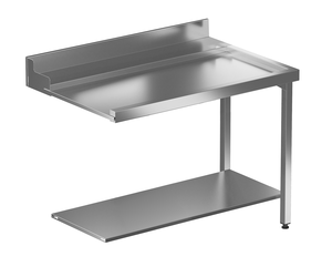 Stół prawy bez zlewu z rantem do zmywarki kapturowej 700x740x850 mm | FAGOR, WHTW-70 R