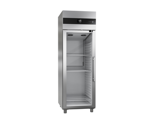 Szafa chłodnicza, 1-drzwiowa, ze stali nierdzewnej, drzwi przeszklone, 610 l, 0,158 kW, 693x856x2106 mm | FAGOR, AUP-11G GD
