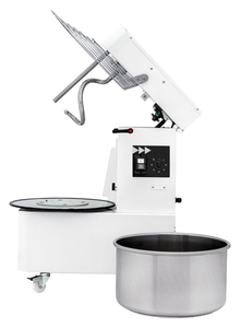 Mikser spiralny z podnoszoną głowicą i wyjmowaną dzieżą, 22 l, 56 kg/h, 0,75 kW | PRISMAFOOD, 1I063035