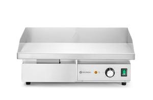 Płyta grillowa elektryczna gładka, 3 kW, 550x430x240 mm | HENDI, Budget Line