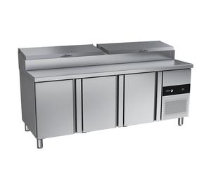 Stół do pizzy 3-drzwiowy z nadstawką 9x GN 1/3, 445 l, 0,522 kW, 1800x708x850 mm | FAGOR, CPZ-3G GN1/3