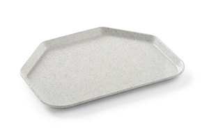 Taca trapezowa z włókna szklanego, 455x355x22 mm, granitowa | AMERBOX, 876657
