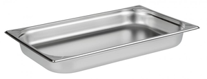 Pojemnik prostokątny ze stali nierdzewnej GN 1/1 530x325x40 mm | APS, 81101