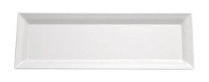 Półmisek prostokątny z melaminy 355x180 mm, biały | APS, Pure Color