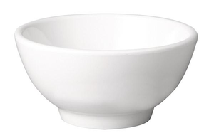 Salaterka okrągła z melaminy 0,45 l, biała | APS, Pure