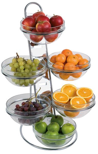 Etażera bufetowa 390x310x660 mm, 6 salaterekx2,5 l | APS, Big