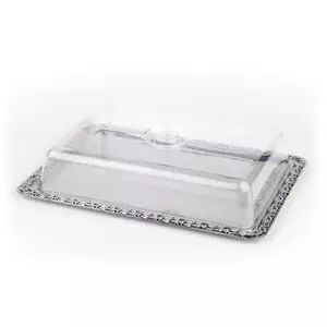 Taca prostokątna do serwowania z pokrywą 420x310 mm | APS, Schöner Essen