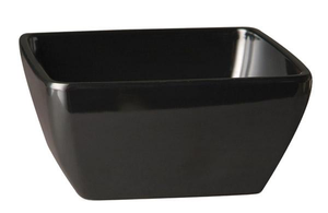 Misa kwadratowa z melaminy 1,5 l, czarna | APS, Pure Color