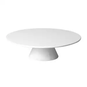 Patera okrągła z melaminy o średnicy 310 mm, biała | APS, Casual
