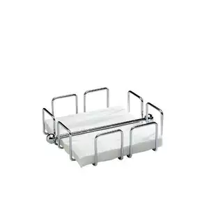 Serwetnik chromowany 190x190x65 mm | APS, Wire