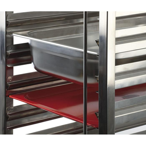 Wózek transportowy ze stali nierdzewnej 550x385x1735 mm | APS, 71441