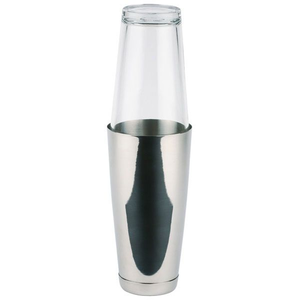 Shaker bostoński ze szklanką 0,7 l, inox | APS, 93140
