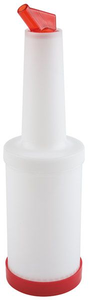 Dyspenser barmański 0,85 l, żółty | APS, 93144