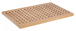 Deska prostokątna drewniana do krojenia pieczywa 520x340x20 mm, jasnobrązowa | APS, Brotstation
