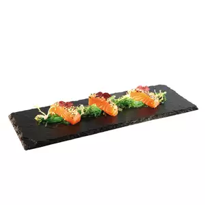 Taca serwingowa prostokątna z kamienia łupkowego 320x120 mm | APS, 00988