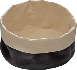 Worek bufetowy na pieczywo 250x180x90 mm, beżowo-czarny | APS, 30371