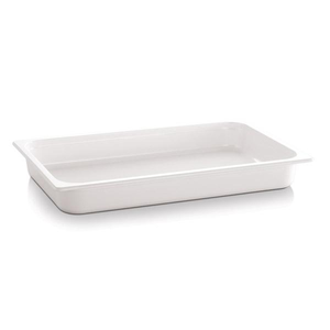 Pojemnik prostokątny z melaminy GN 1/2 325x235x65 mm, biały | APS, EcoLine