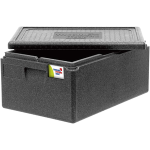 Pojemnik termoizolacyjny z polipropylenu GN 1/1 300 mm, czarny | THERMO FUTURE BOX, 056301