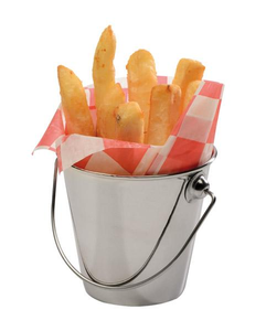 Mini wiaderko o średnicy 90 mm, inox | APS, Snack Holder