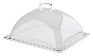 Pokrywa prostokątna z tworzywa sztucznego 330x280x170 mm, przeźroczysta | APS, 11021