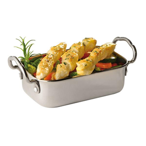 Mini brytfanna 145x95x65 mm, inox | APS, Snack Holder