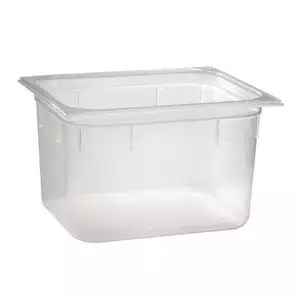 Pojemnik prostokątny z polipropylenu GN 1/6 176x162x65 mm, półprzeźroczysty | APS, 82136