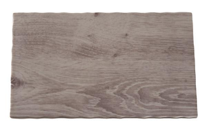 Taca prostokątna z melaminy GN 1/3 325x176 mm, brązowa | APS, Driftwood