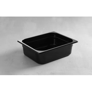 Pojemnik GN 1/2 65 mm z czarnego poliwęglanu | HENDI, 862438