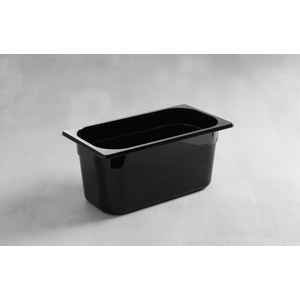 Pojemnik GN 1/3 65 mm z czarnego poliwęglanu | HENDI, 862537