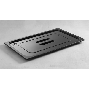 Pokrywa do pojemników GN 1/4 z czarnego poliwęglanu | HENDI, 862940