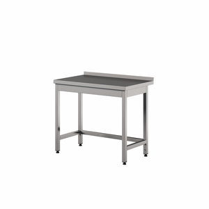 Stół przyścienny wzmocniony ze stali nierdzewnej, 1100x700x850 mm, ECO Line | EDENOX, WT-117 PL B