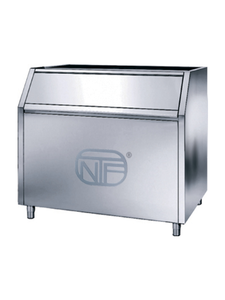 Zasobnik na lód ze stali nierdzewnej, 350 kg, 1250x790x1000 mm | NTF, BIN T830