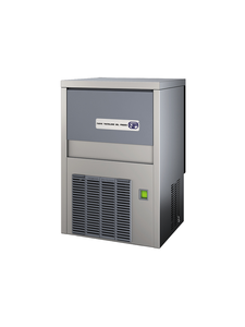 Kostkarka do lodu typu cylindrycznego 20 kg/24 h, pojemność zasobnika 4 kg, chłodzona wodą, 0,30 kW, 385x468x607 mm | NTF, IFT 54 W