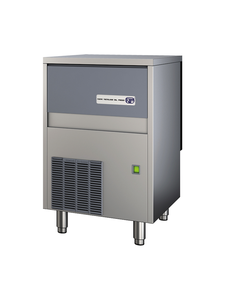Łuskarka do lodu typu kruszonego 90 kg/24 h, pojemność zasobnika 20 kg, chłodzona wodą, 0,44 kW, 500x660x690 mm | NTF, SLT 170 W