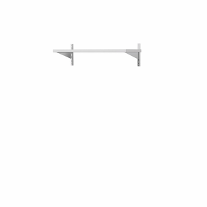 Półka wisząca ze stali nierdzewnej, 2000x300x250 mm, ECO Line | EDENOX, WAS-2030/1