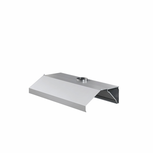 Okap przyścienny trapezowy ze stali nierdzewnej, 2400x800x450 mm, ECO Line | EDENOX, WEH-2408/1