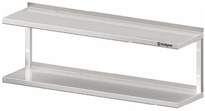 Półka wisząca podwójna 1100x300x390 mm | STALGAST, 981833110