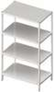 Regał magazynowy półki pełne, 1200x700x1800 mm | STALGAST, 981857120