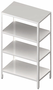 Regał magazynowy półki pełne 900x700x1800 mm | STALGAST, 981887090