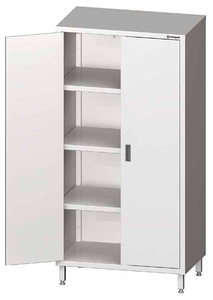 Szafa magazynowa z drzwiami skrzydłowymi 1100x700x2000 mm | STALGAST, 981537110