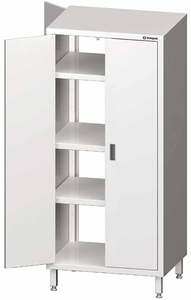 Szafa przelotowa z drzwiami skrzydłowymi 800x600x1800 mm | STALGAST, 981546080