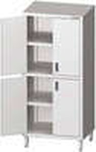 Szafa magazynowa z drzwiami skrzydłowymi 800x600x1800 mm | STALGAST, 981566080