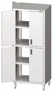 Szafa przelotowa z drzwiami skrzydłowymi 1200x700x2000 mm | STALGAST, 981597120